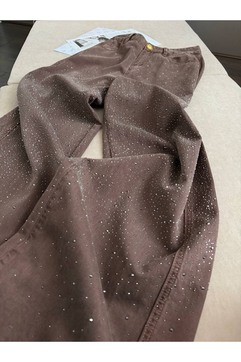 Schiaparelli Женские джинсы со стразами premium