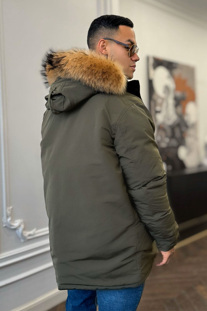 Canada Goose Утеплённая парка Langford - Khaki