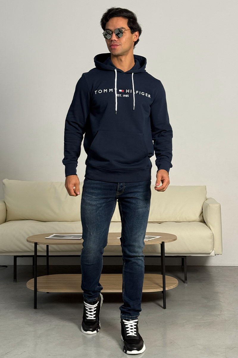 Tommy Hilfiger Мужское синее худи