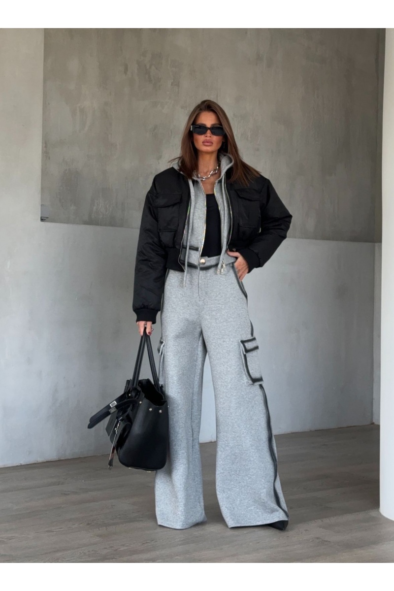 Max Mara Женский бомбер Max Mara чёрного цвета