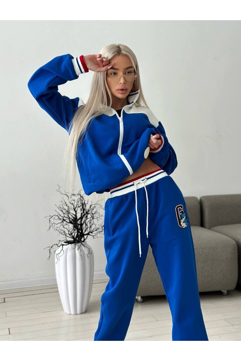 Gucci Женский спортивный костюм синего цвета