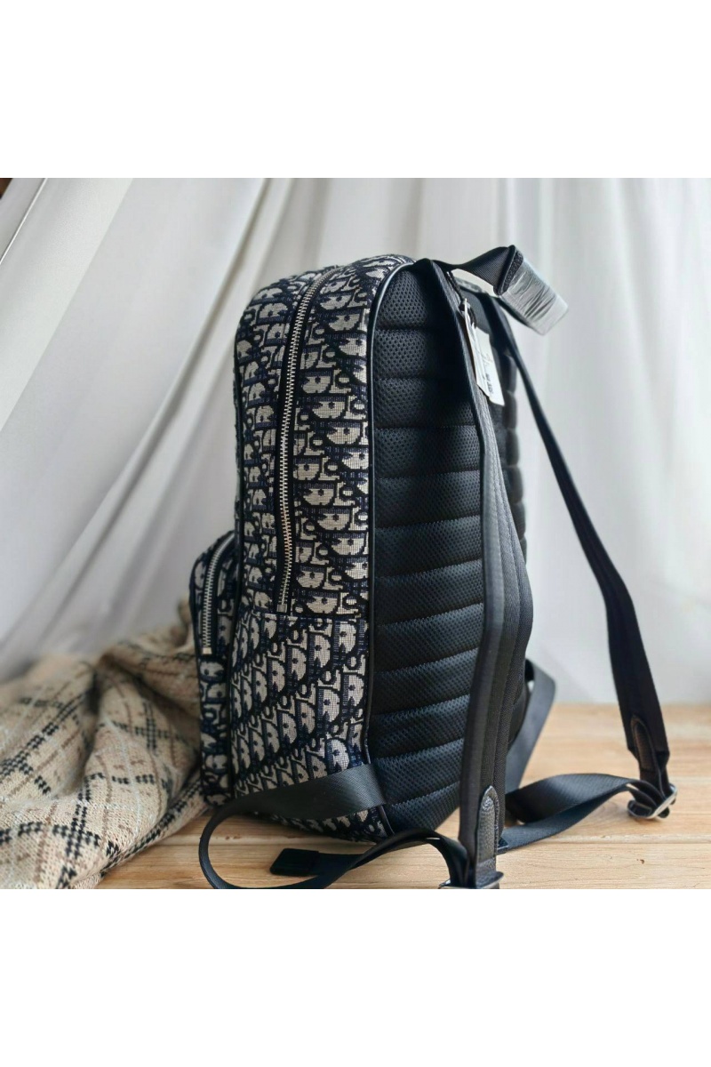 Dior Рюкзак Oblique Jacquard 39x30 см - White