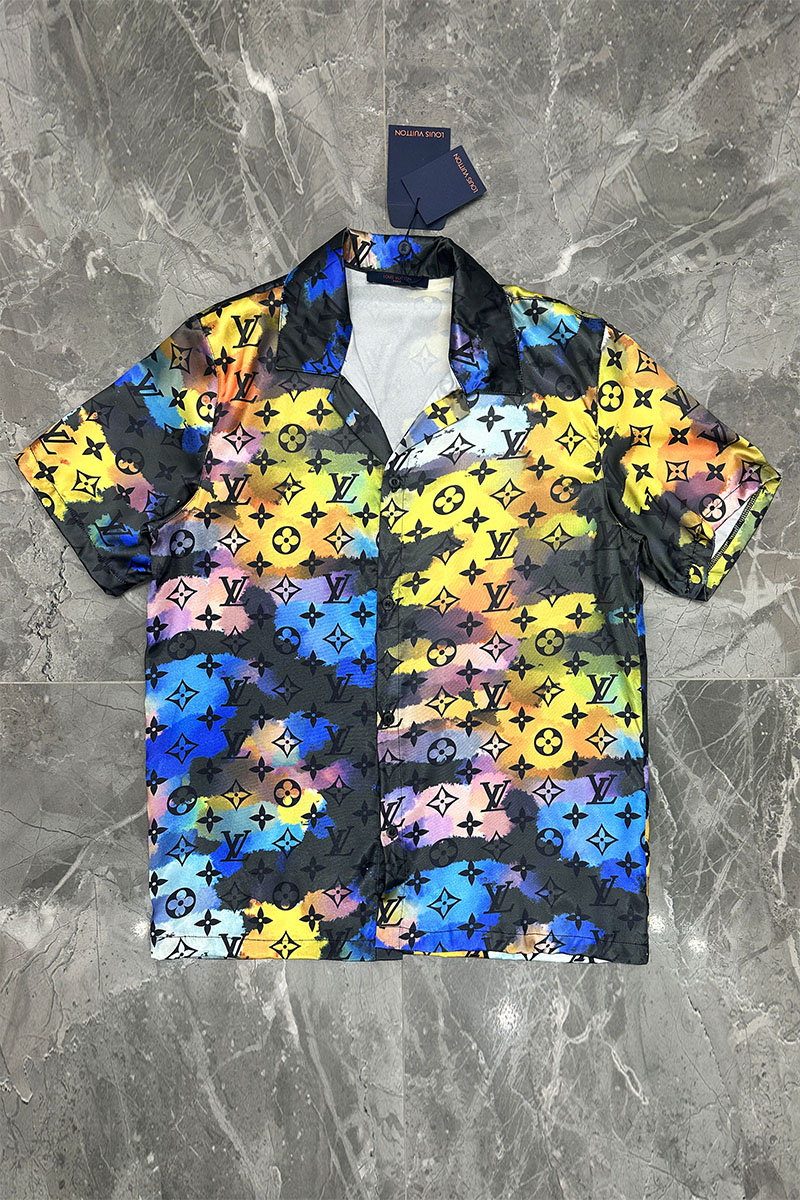 Lоuis Vuittоn Мужская рубашка Monogram Watercolor
