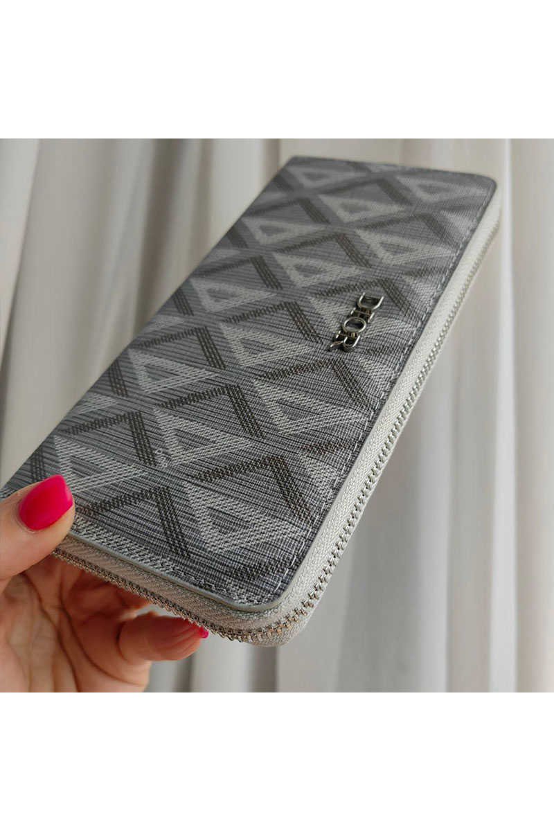Dior Кожаное портмоне CD Diamond 20х10 см