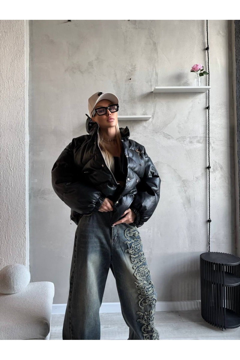 Chrome Hearts Женская чёрная куртка premium