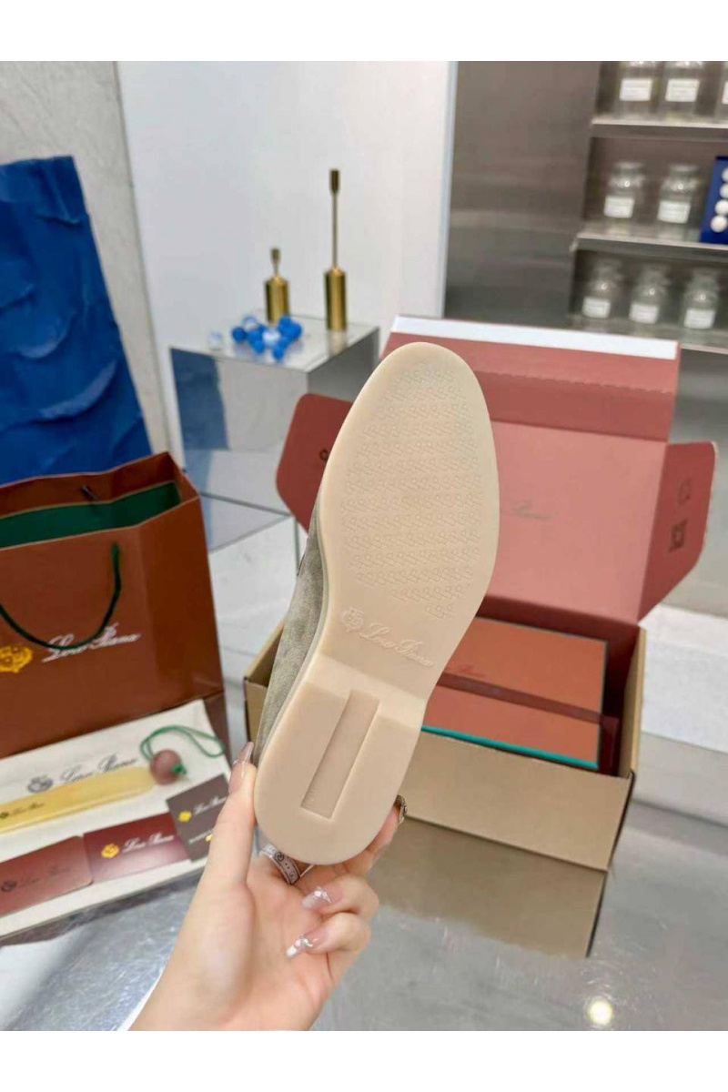 Loro Piana Женские заишевые лоферы Summer Walk premium