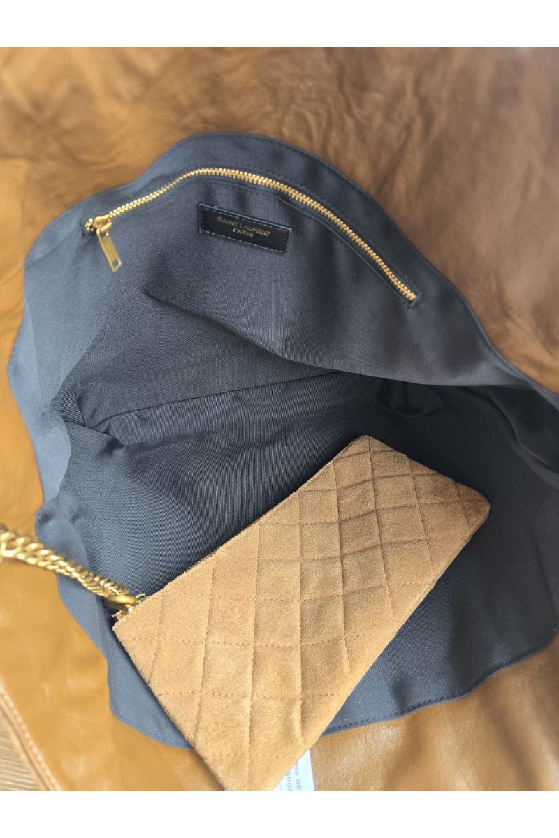 Yves Saint Laurent Замшевая сумка Icare 45x35 см