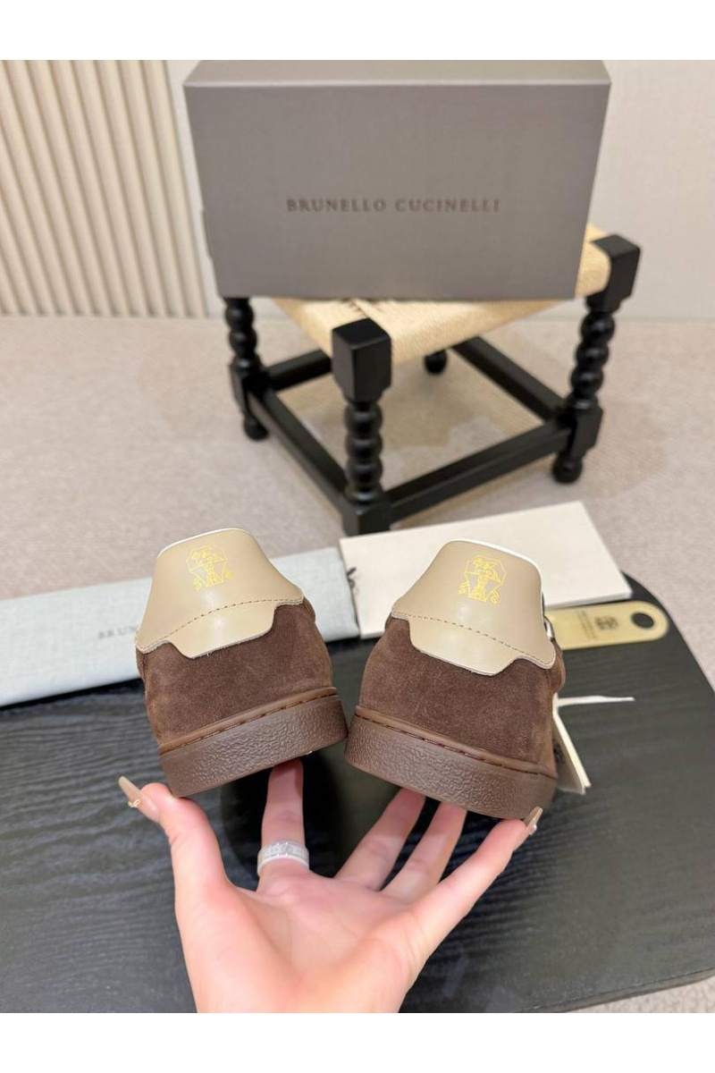 Brunеllо Сuсinеlli Замшевые кроссовки low-top - Brown