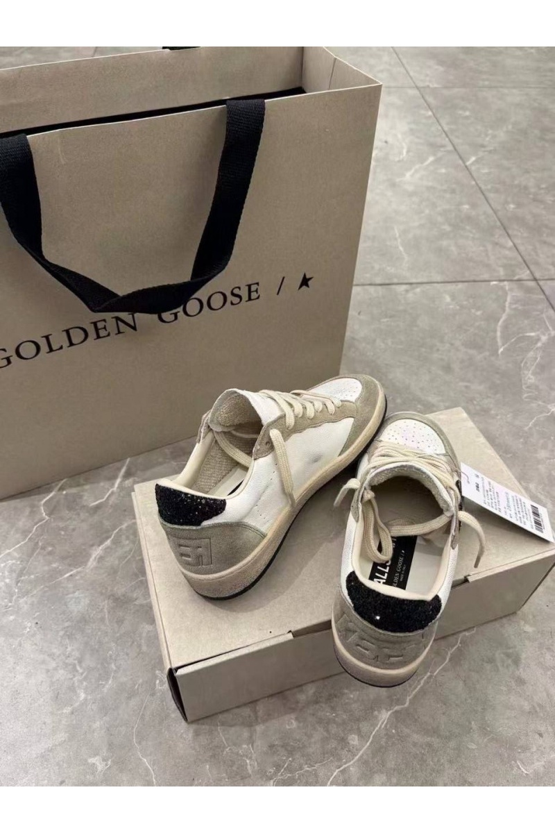 Designer Clothing Женские кожаные кроссовки Golden Goose Super Star premium