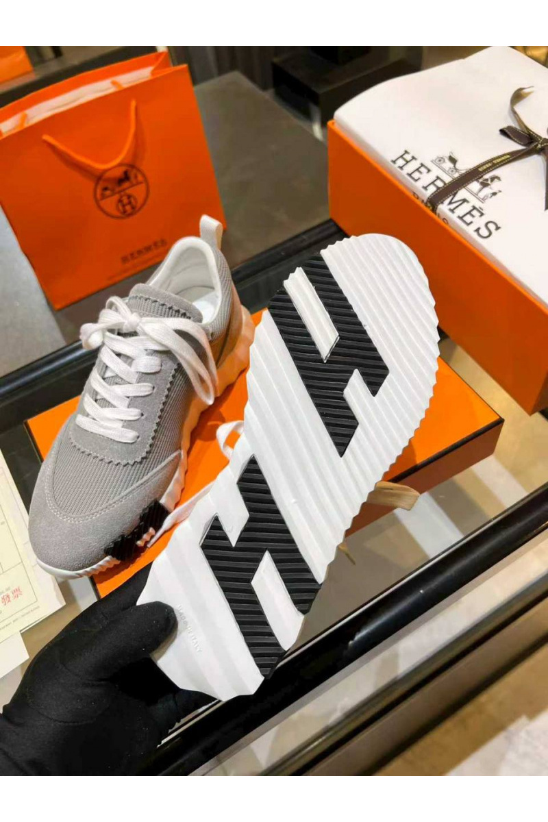 Hermes Женские комбинированные кроссовки Bouncing premium