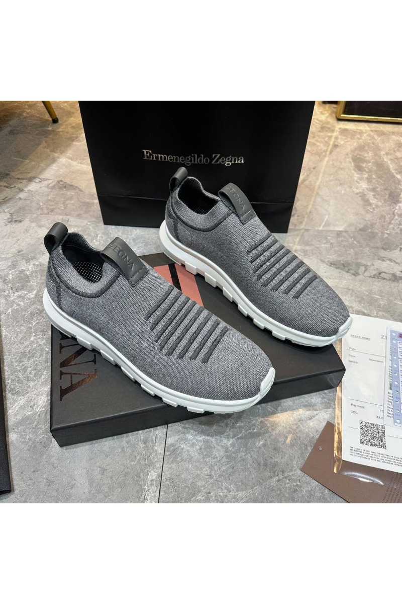 Zegna Мужские текстильные кроссовки