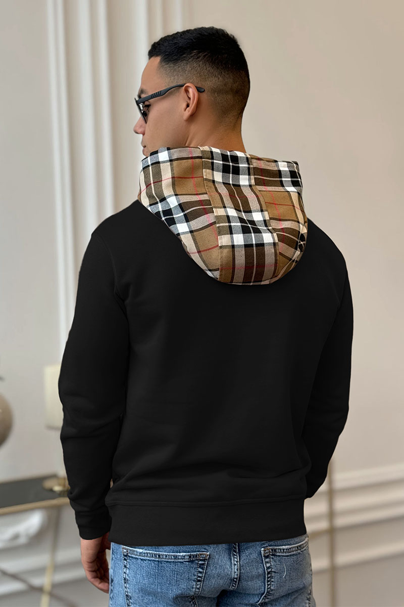 Burberry Мужское чёрное худи Samuel
