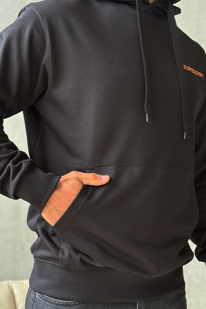 Burberry Мужское худи TB Monogram logo-embroidered - Black / Red