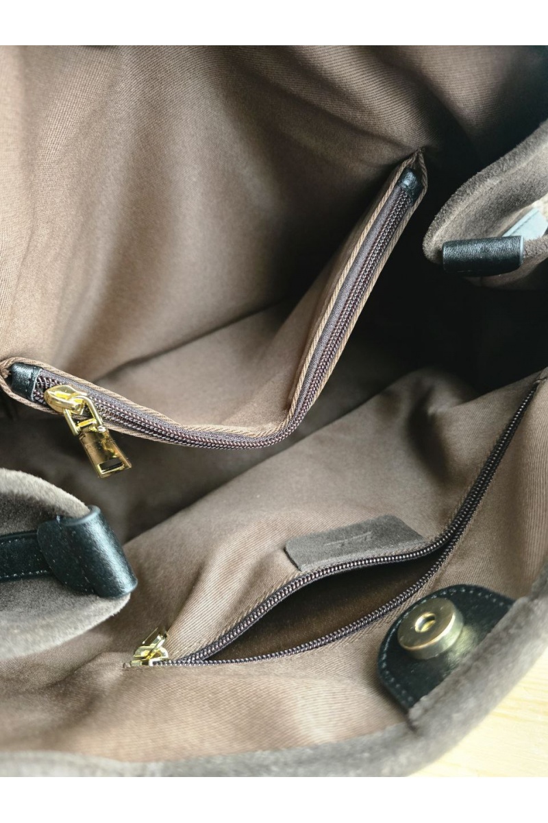 Loro Piana Замшевая сумка 38x26 см