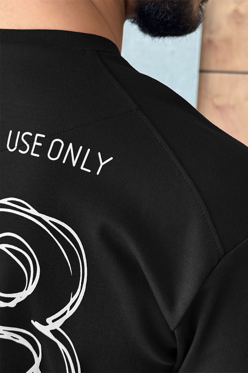 Y-3 Yohji Yamamoto Мужская чёрная футболка