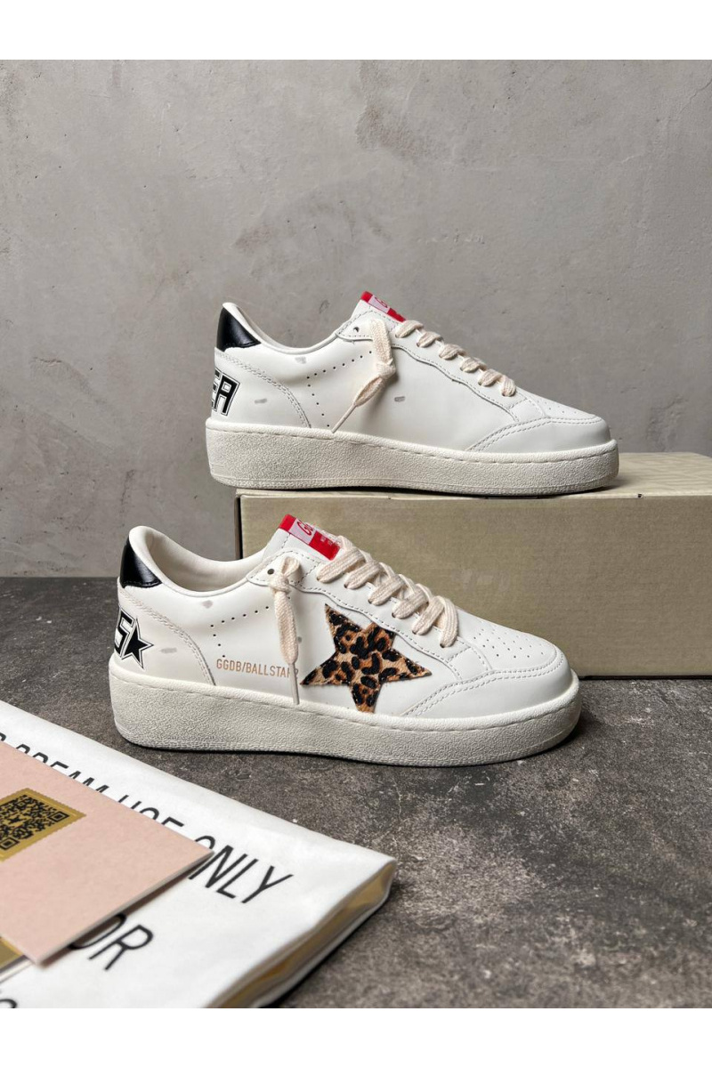 Designer Clothing Женские кожаные кроссовки Golden Goose Ball Star premium