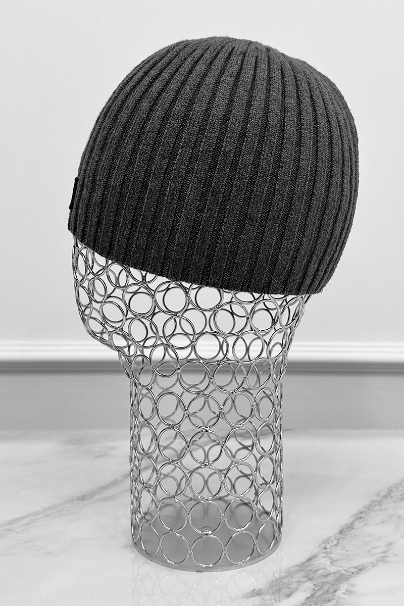 Emporio Armani EA7 Мужская тёмно-серая шапка