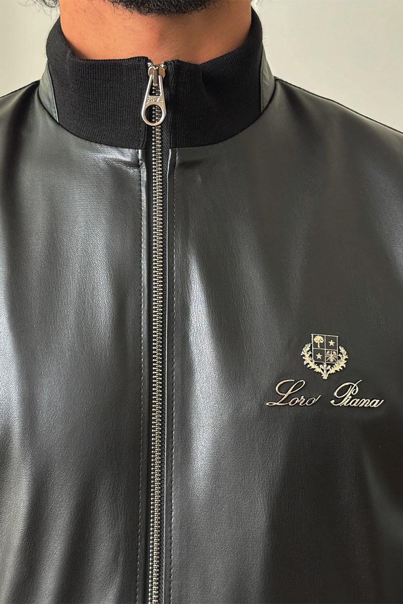 Loro Piana Мужская кожаная куртка 