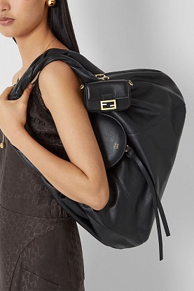 Кожаная сумка Spy - Black 38x29 см