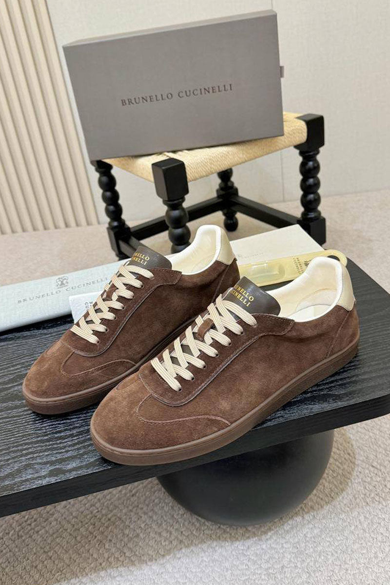Brunеllо Сuсinеlli Замшевые кроссовки low-top - Brown