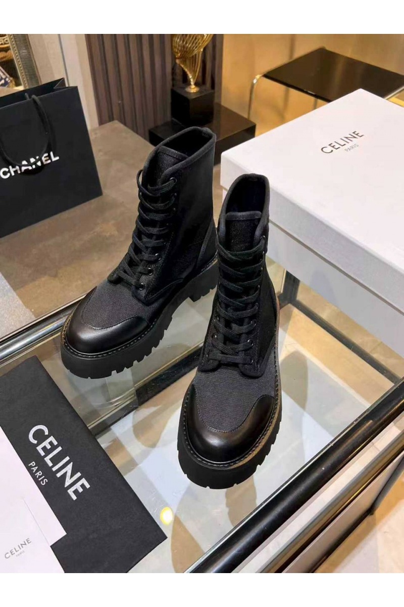 Celine Женские ботинки premium - Black