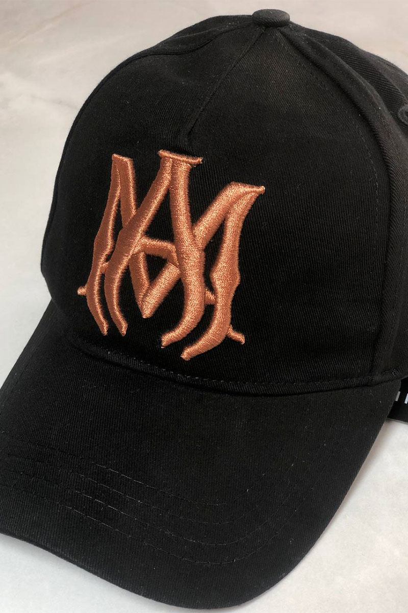 Amiri Мужская чёрная бейсболка