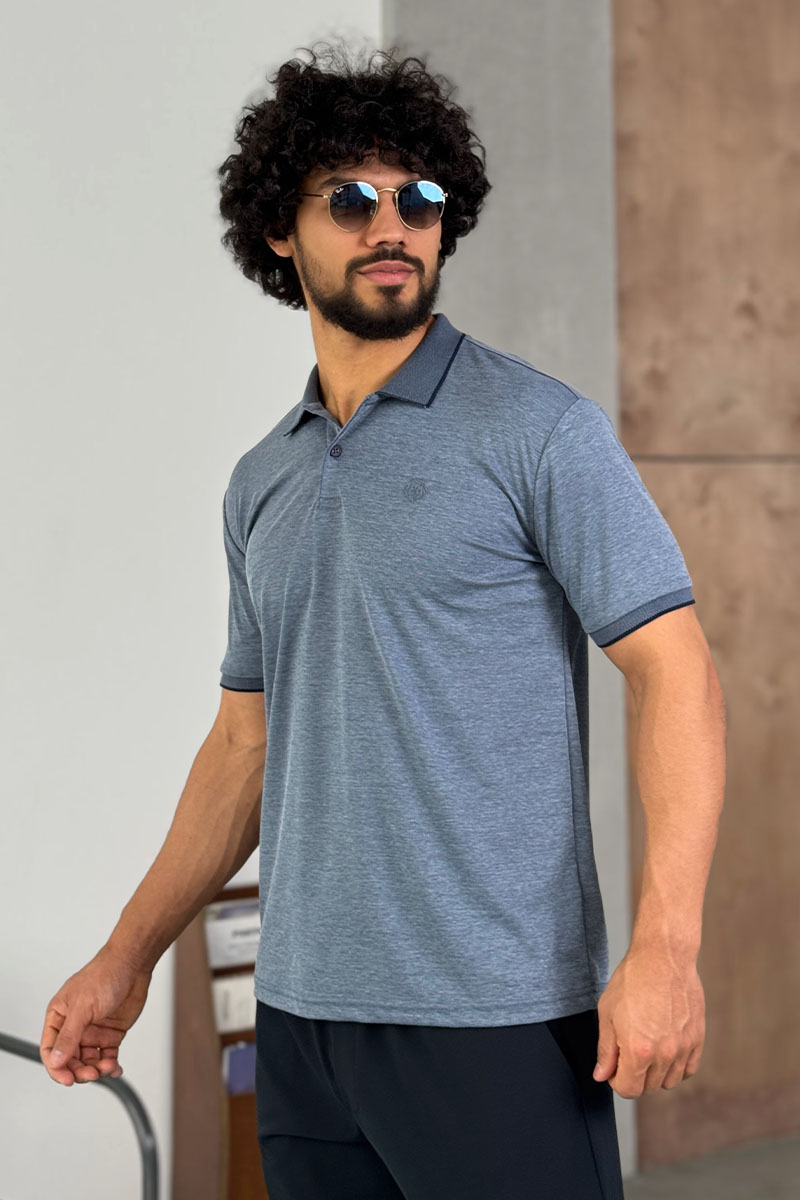 Loro Piana Мужское поло цвета индиго