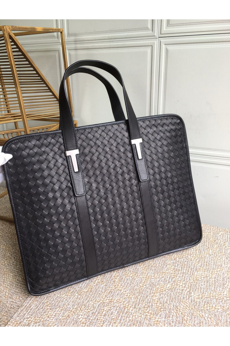 Bottega Veneta Кожаный портфель Premium 40x31x6 см