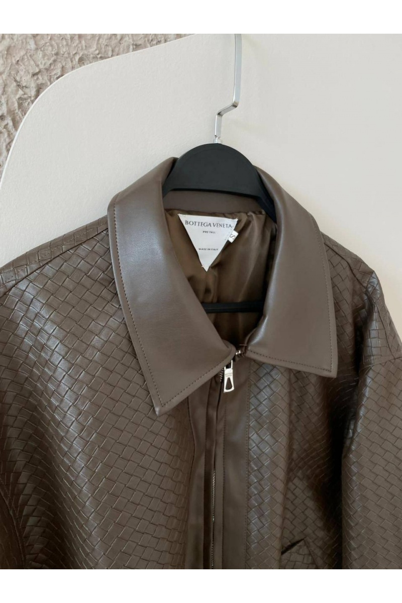 Bottega Veneta Женская куртка из эко кожи 