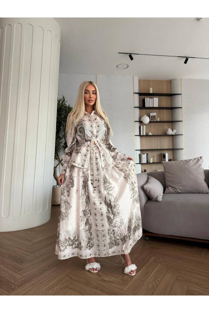 Zimmermann Женский льняной костюм premium