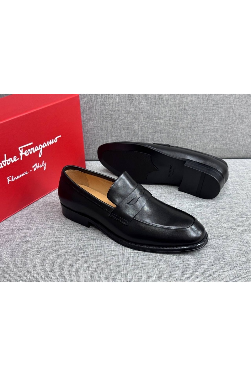 Salvatore Ferragamo Мужские кожаные лоферы