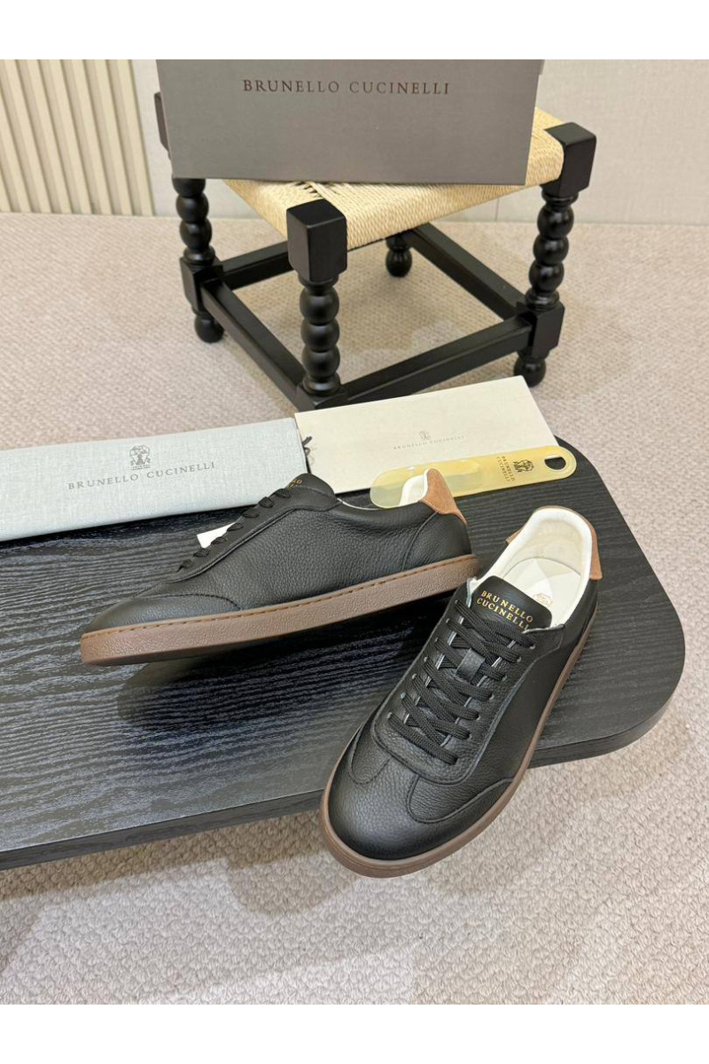 Brunеllо Сuсinеlli Кожаные кроссовки low-top - Black