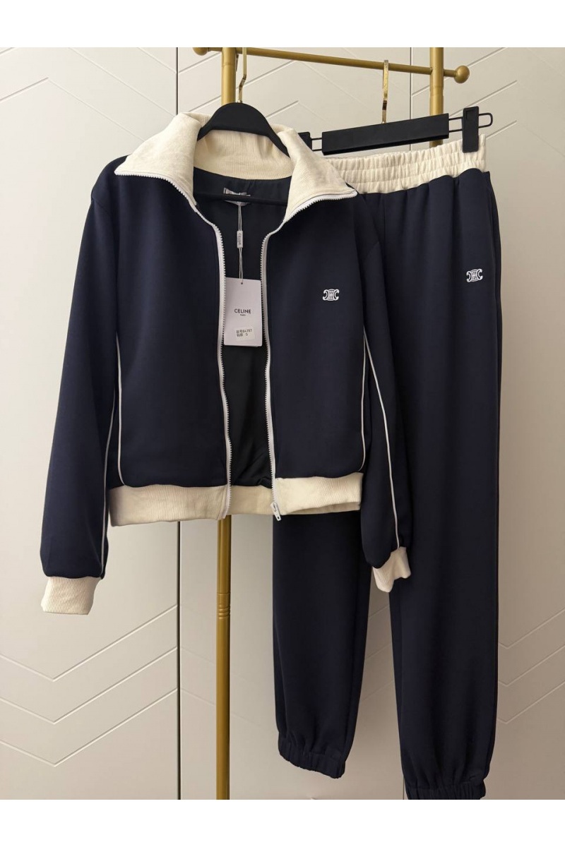 Celine Женский трикотажный костюм premium