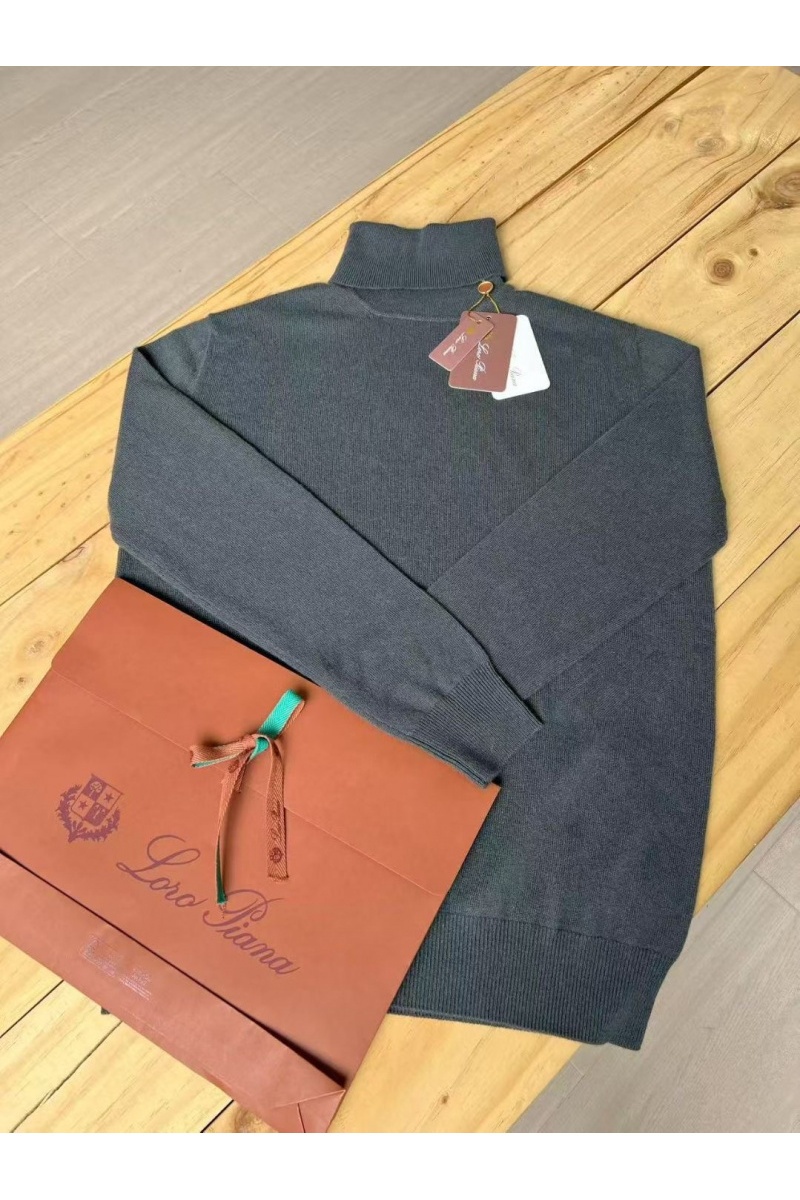 Loro Piana Мужская водолазка Premium - Dark Gray