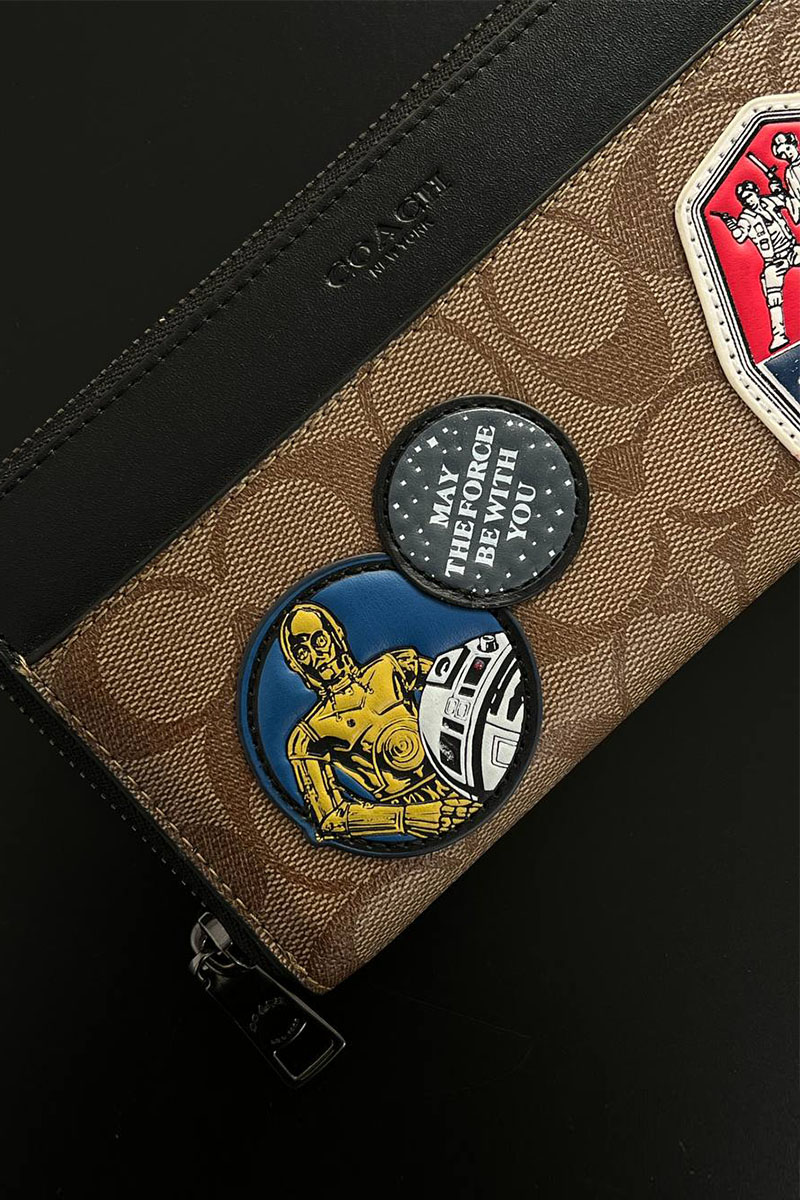 Coach Кожаный кошелёк Coach x Star Wars 19x10 см