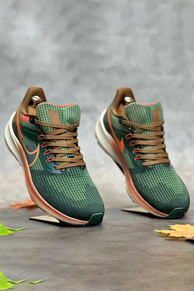 Nike Кроссовки Air Zoom Pegasus - Green / Orange