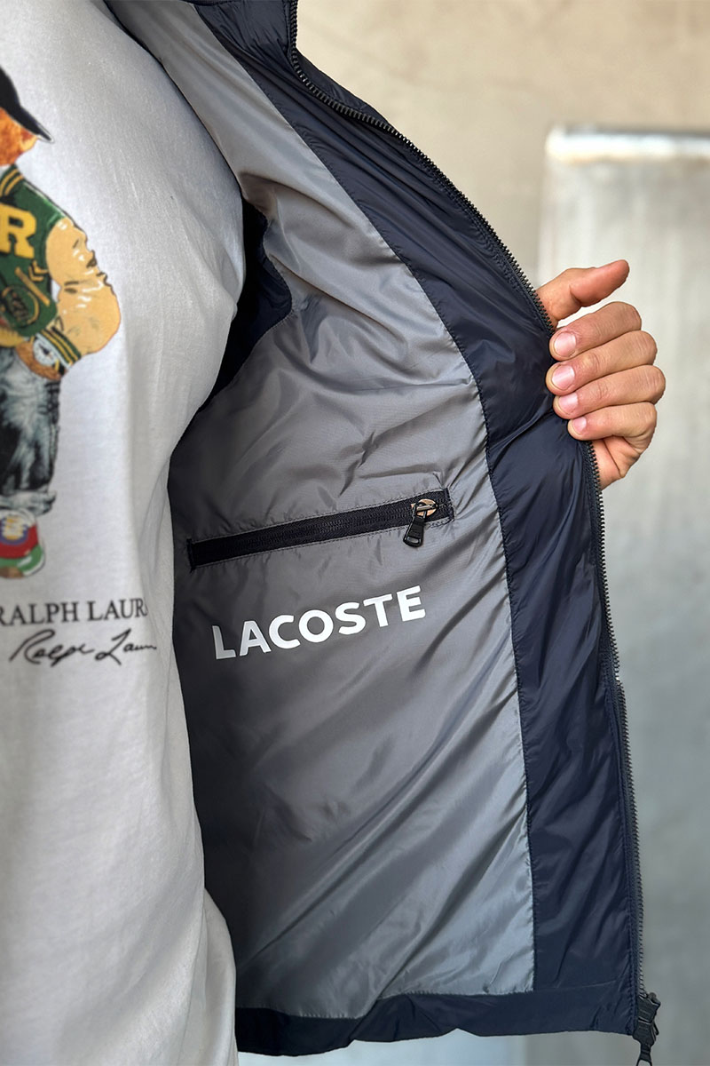 Lacoste Мужской жилет тёмно-синего цвета 