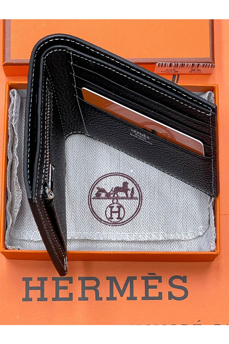 Hermes Кожаный кошелёк 12х10 см