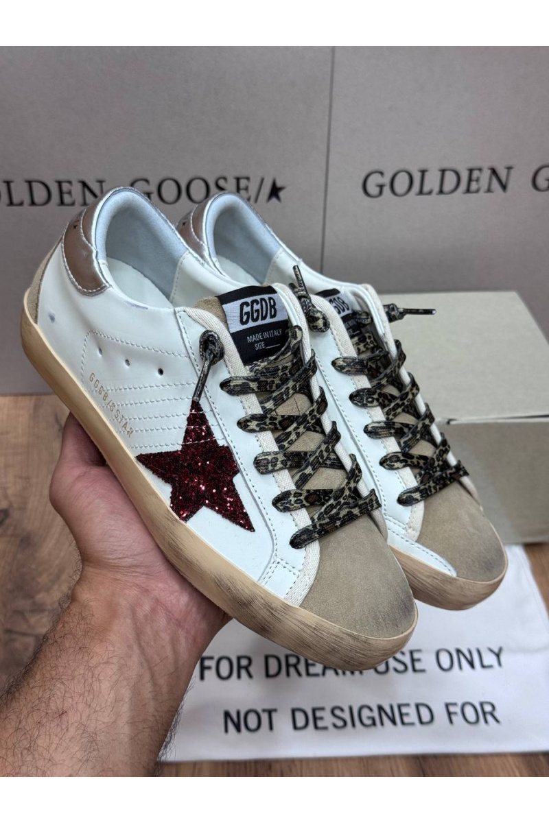 Designer Clothing Женские кожаные кроссовки Golden Goose Ball Star premium