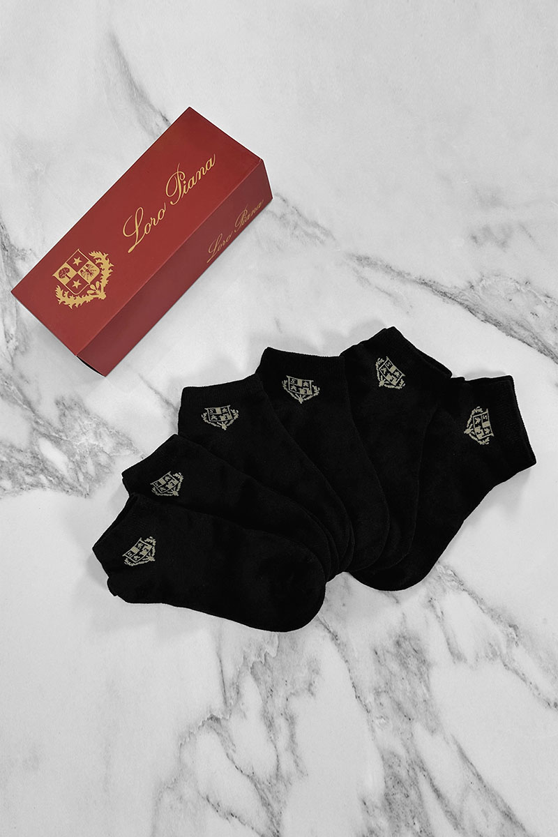 Loro Piana Комплект носков beige logo