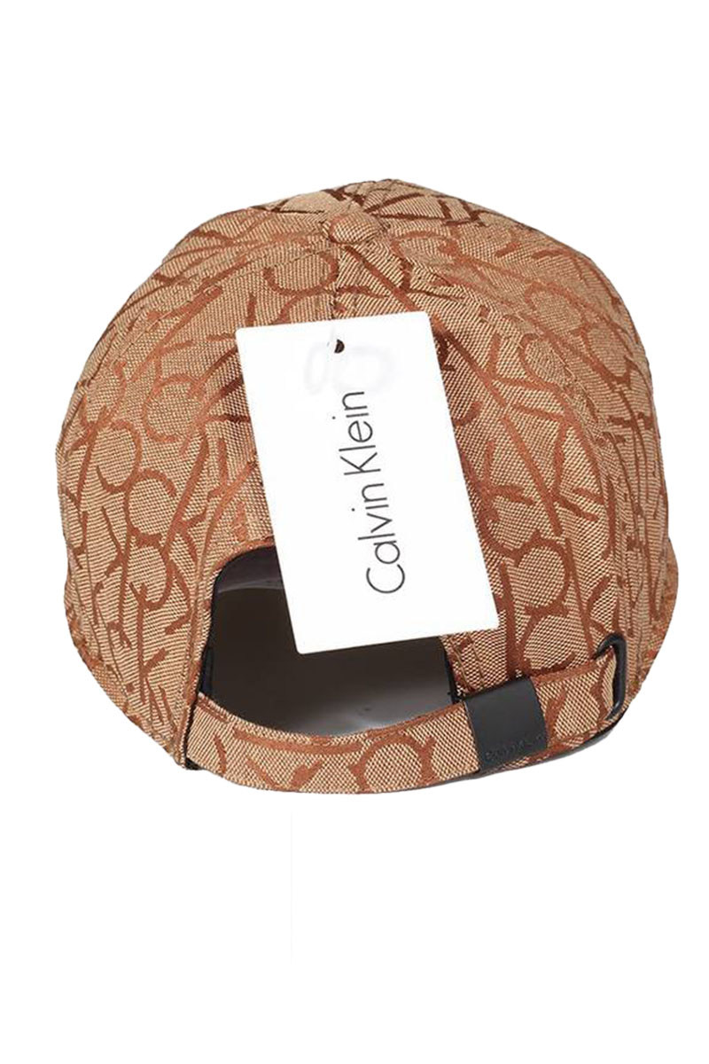 Calvin Klein Бежевая брендовая бейсболка