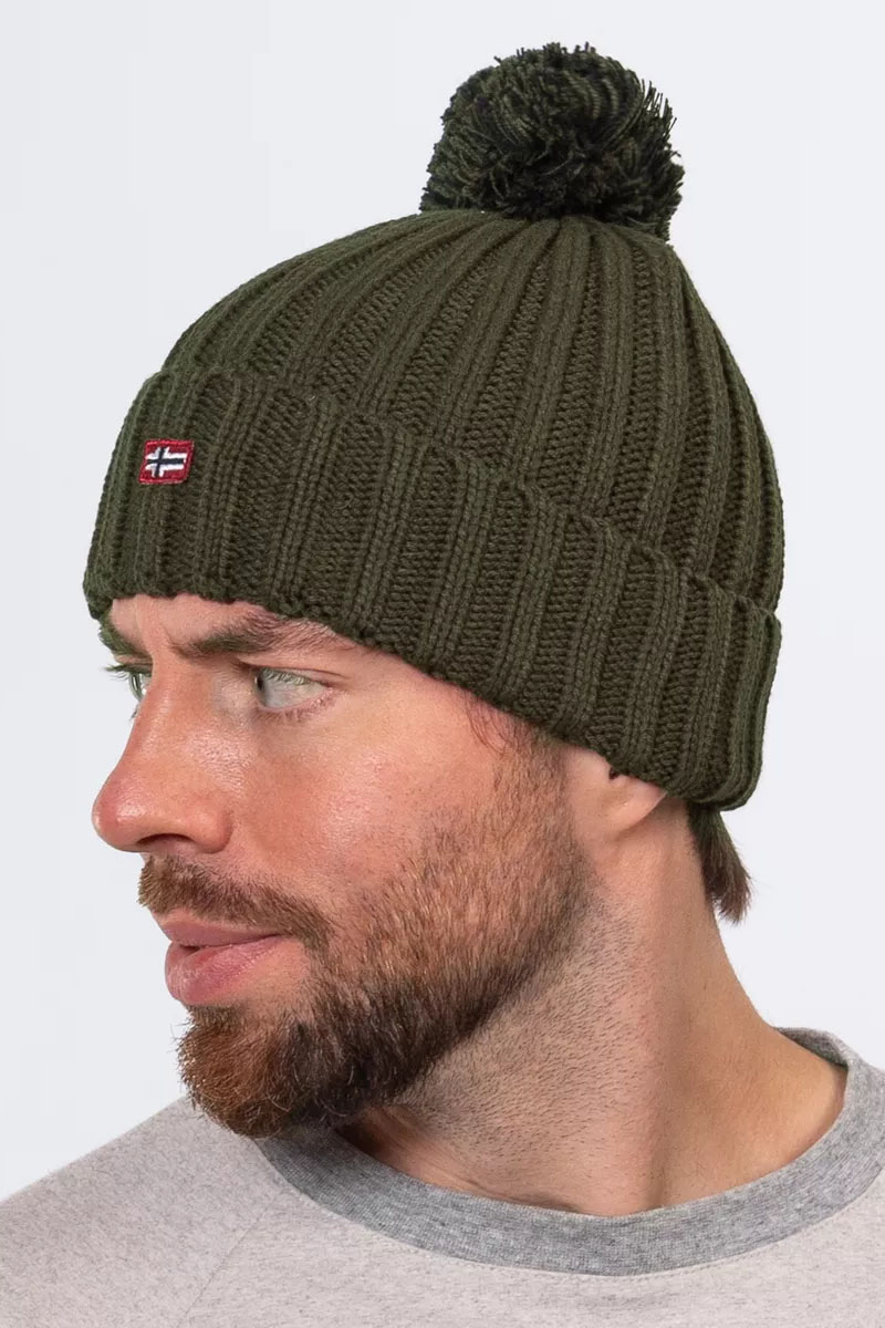 Napapijri Шапка цвета хаки Semiury 