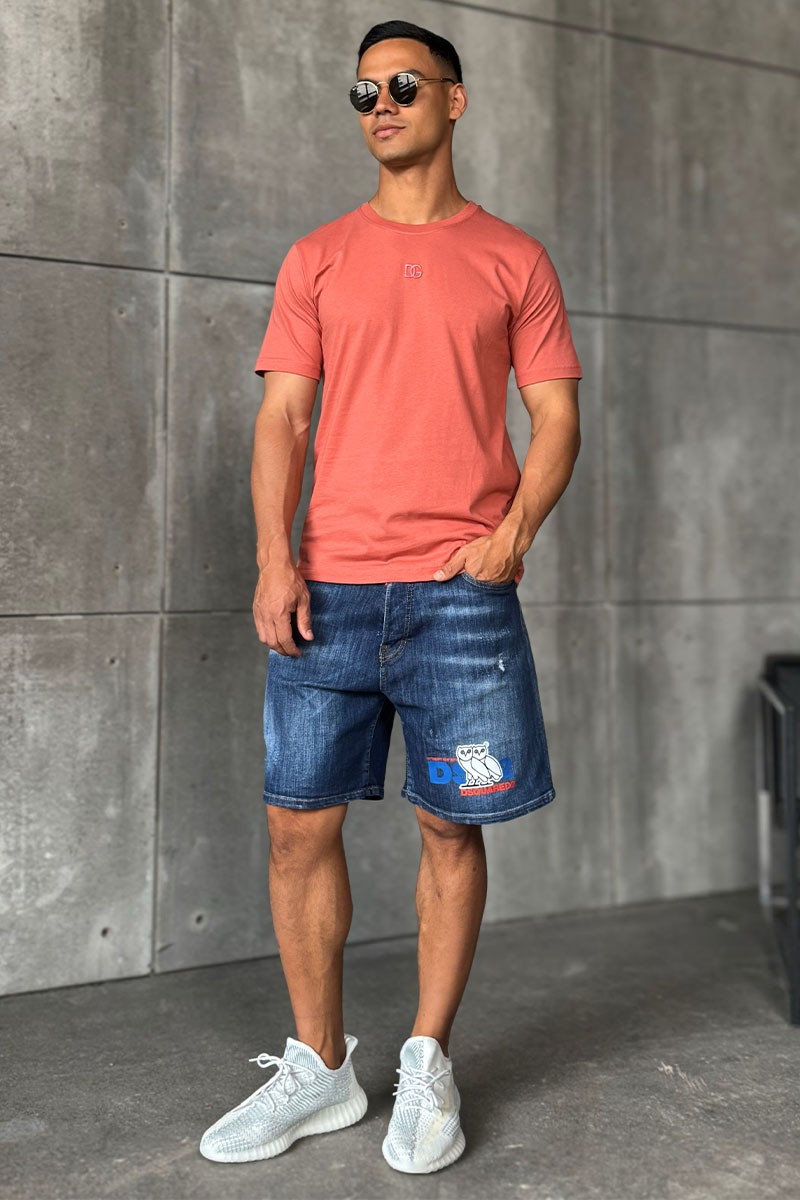 Dsquared2 Синие джинсовые шорты OVO 