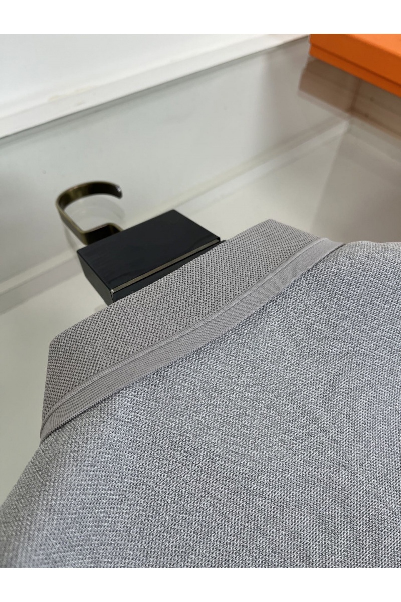 Hermes Мужское серое поло premium