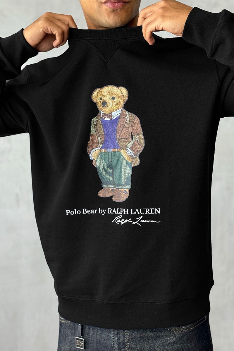 Polo Ralph Lauren Чёрный свитшот "Bear" 