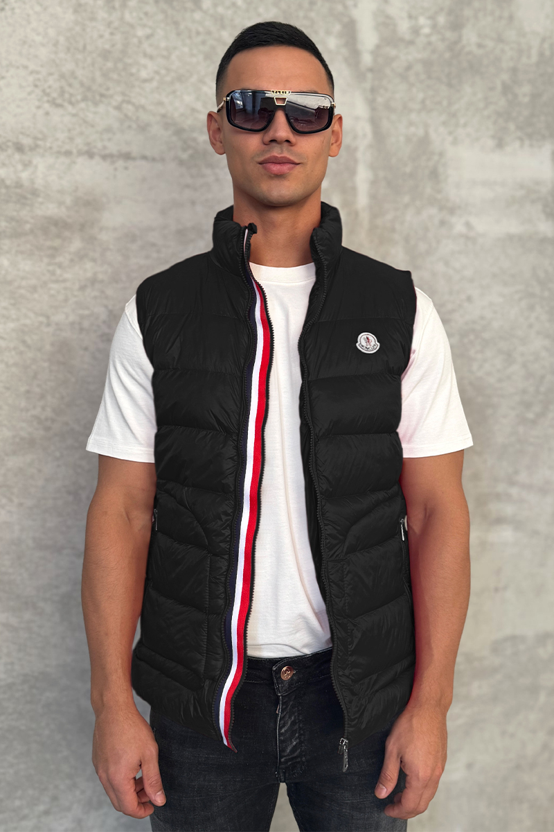 Moncler Мужской жилет чёрного цвета