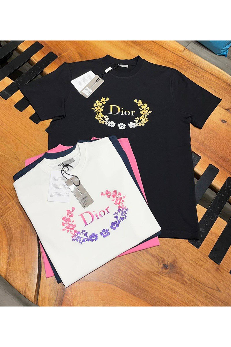 Dior Мужская чёрная футболка Ski Capsule