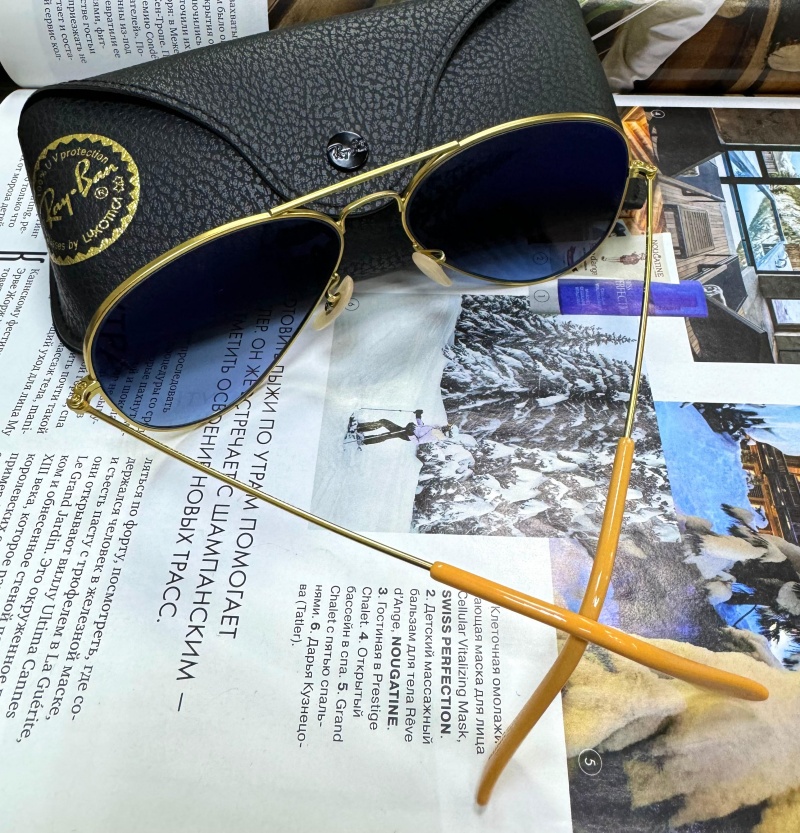 Ray-Ban Солнцезащитные очки Aviator Large Metal - Blue