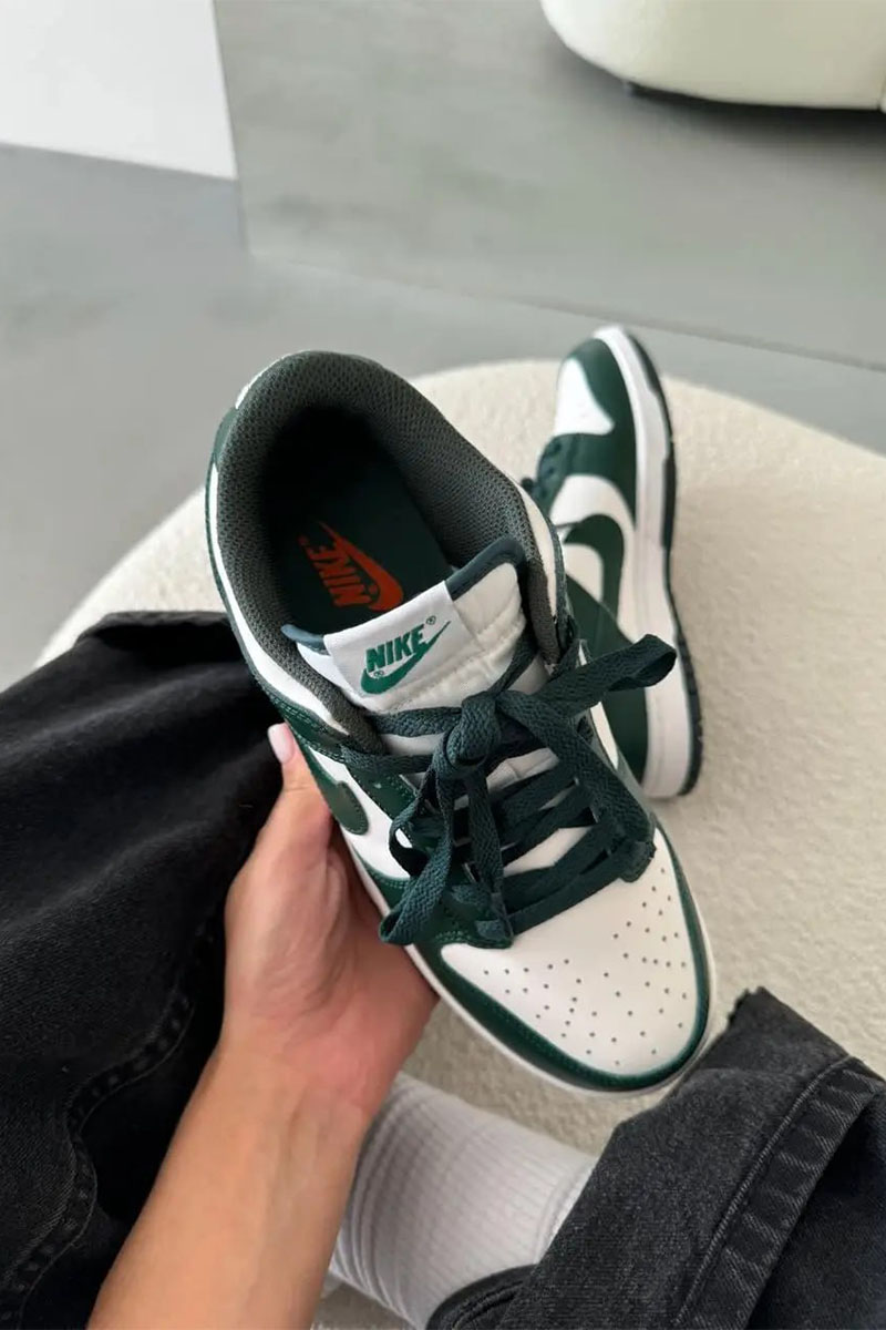 Nike Кроссовки Dunk Low - Green Michigan