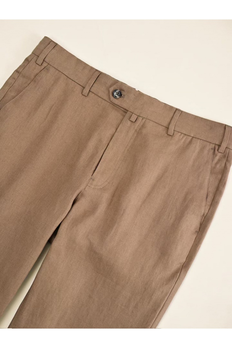 Loro Piana Мужские коричневые брюки premium